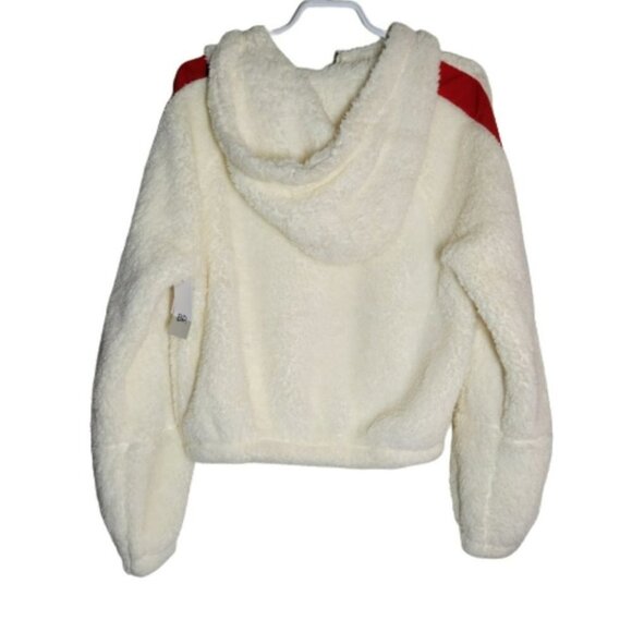 BP OverSize Teddy bear hooded crop pullover jacket - Picture 4 of 7